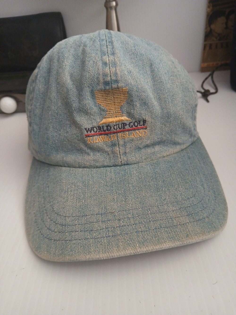 Imperial World Cup Golf Kiawah Island 1997 The Ocean Course Denim Hat